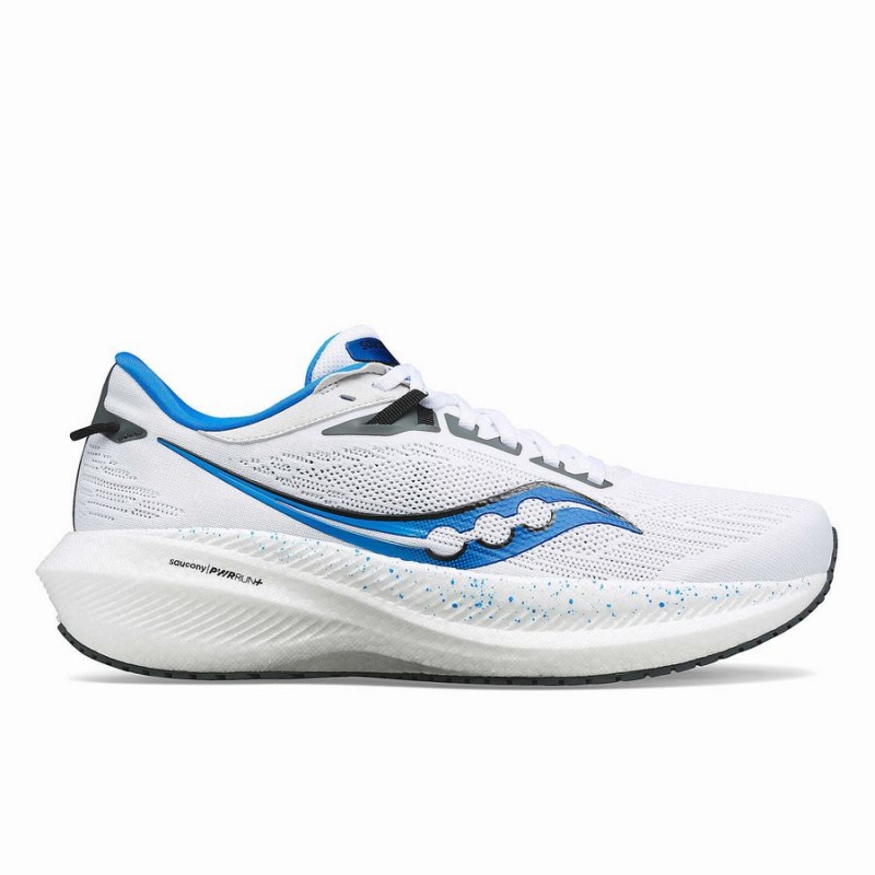 Sapatilhas Corrida Saucony Triumph 21 Masculino Branco Azuis Escuro | Portugal S63987-N43