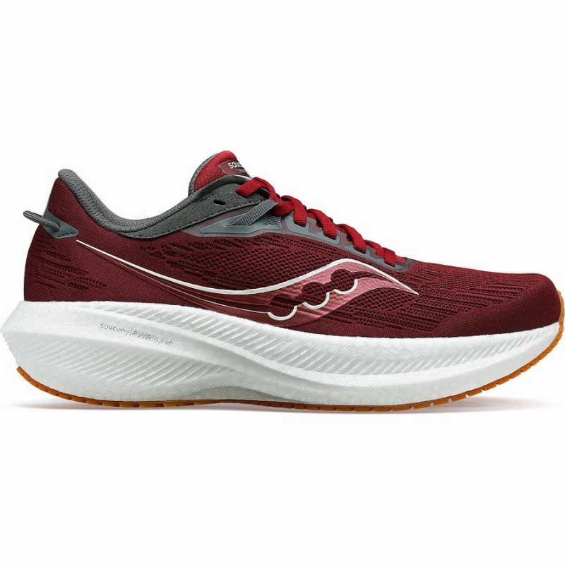 Sapatilhas Corrida Saucony Triumph 21 Masculino Vermelhas | Portugal S23108-A46