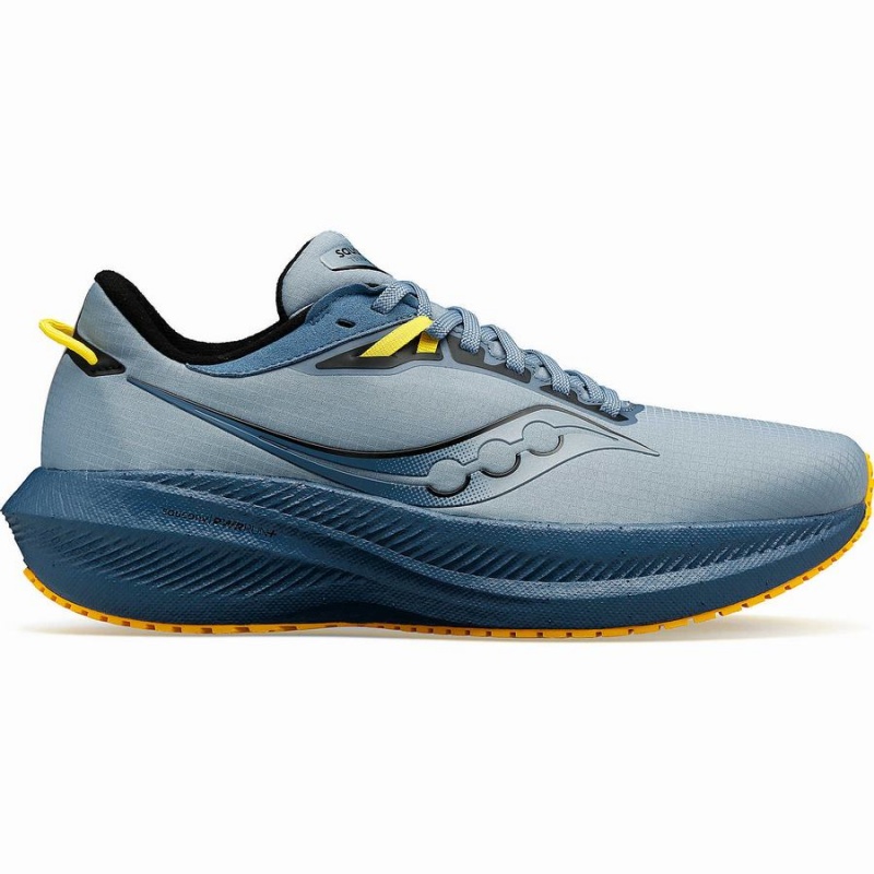 Sapatilhas Corrida Saucony Triumph 21 RUNSHIELD Masculino Azuis | Portugal S25364-S31