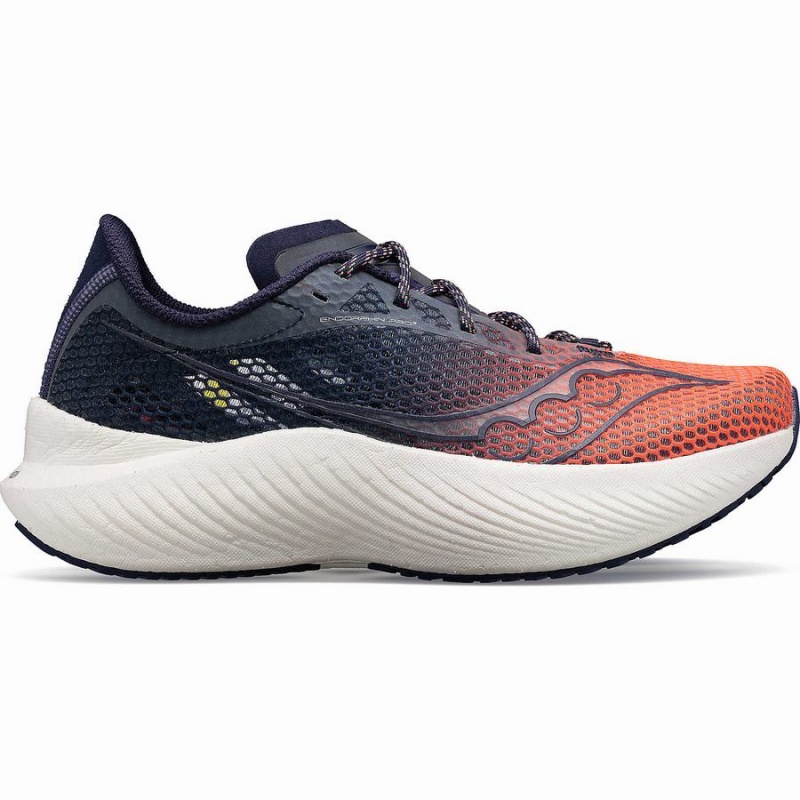 Sapatilhas Corrida Saucony VIZIPRO Endorphin Pro 3 Feminino Laranja Azul Marinho | Portugal S29768-Q34