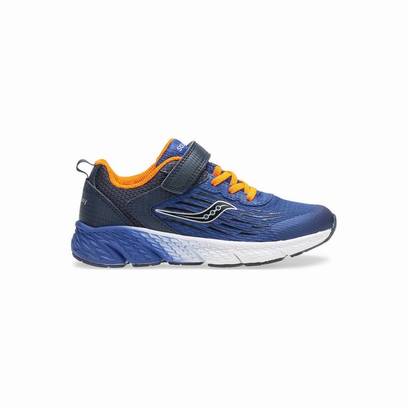 Sapatilhas Corrida Saucony Vento A/C Sneaker Criança Azul Marinho | Portugal S91036-Y13