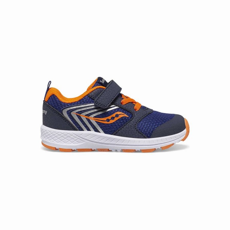 Sapatilhas Corrida Saucony Vento FST Jr. Sneaker Criança Azul Marinho Laranja | Portugal S43725-M18