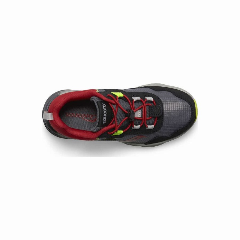 Sapatilhas Corrida Saucony Vento Shield 3.0 Sneaker Criança Cinzentas Vermelhas | Portugal S10249-V21