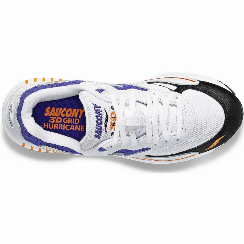 Sapatilhas Saucony 3D Grid Hurricane Feminino Branco Roxo | Portugal S03978-H54