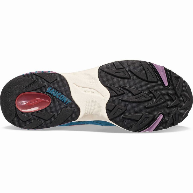 Sapatilhas Saucony 3D Grid Hurricane Midnight Swimming Feminino Verdes Pretas | Portugal S85412-E91