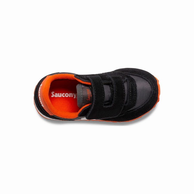 Sapatilhas Saucony Baby Jazz Hook & Loop Criança Pretas Cinzentas Laranja | Portugal S82641-F80