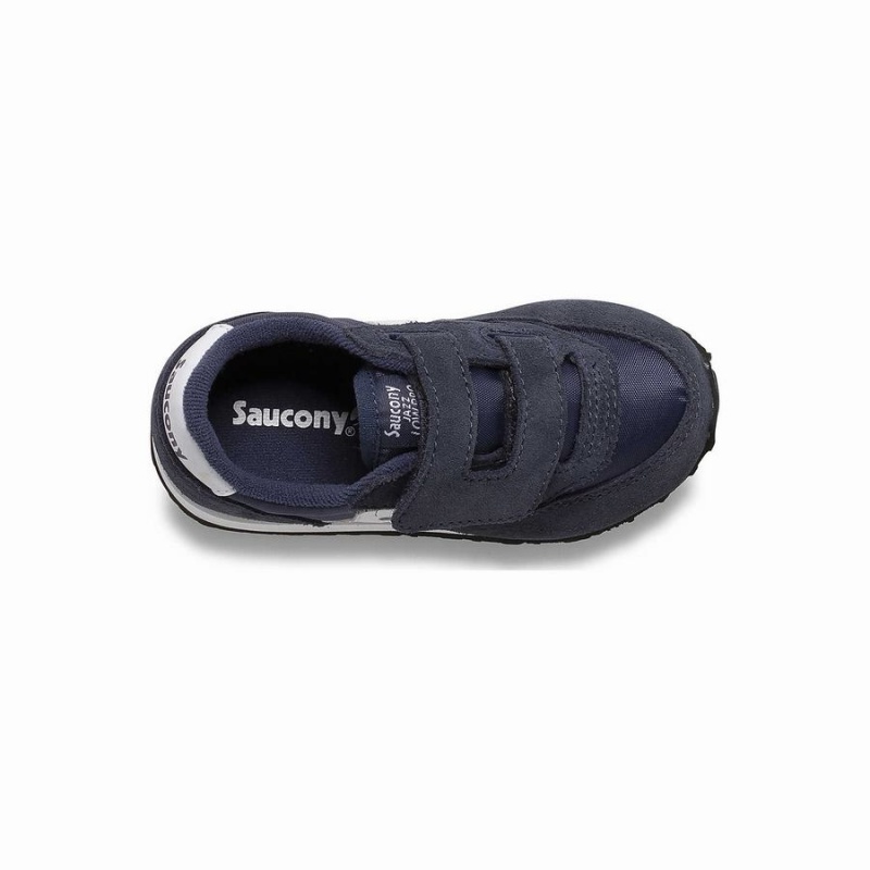 Sapatilhas Saucony Baby Jazz Hook & Loop Criança Azul Marinho Branco | Portugal S70329-G71