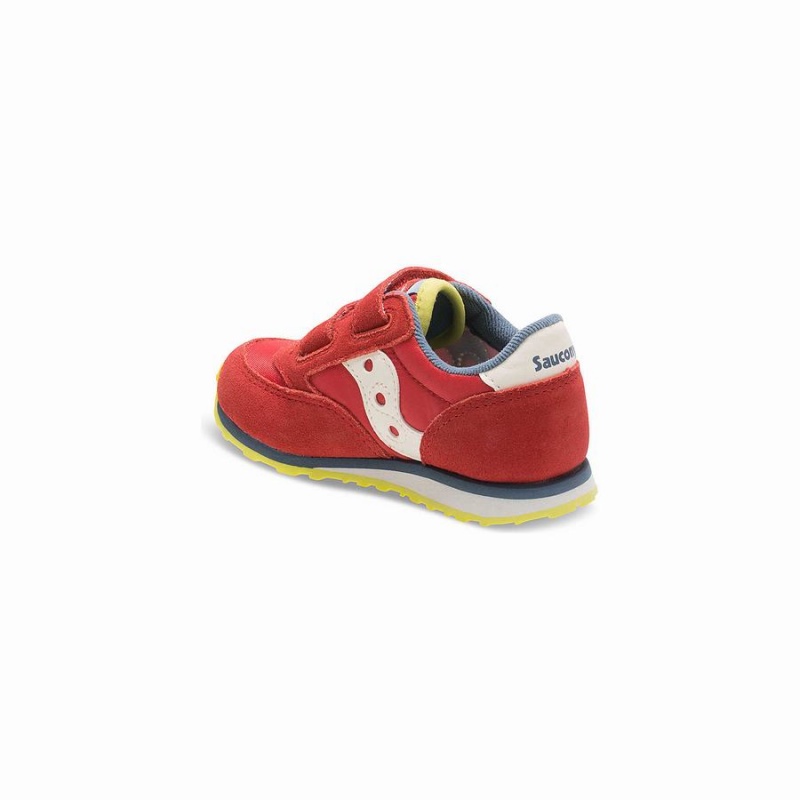 Sapatilhas Saucony Baby Jazz Hook & Loop Criança Vermelhas Azuis Luz Verdes | Portugal S72519-L98