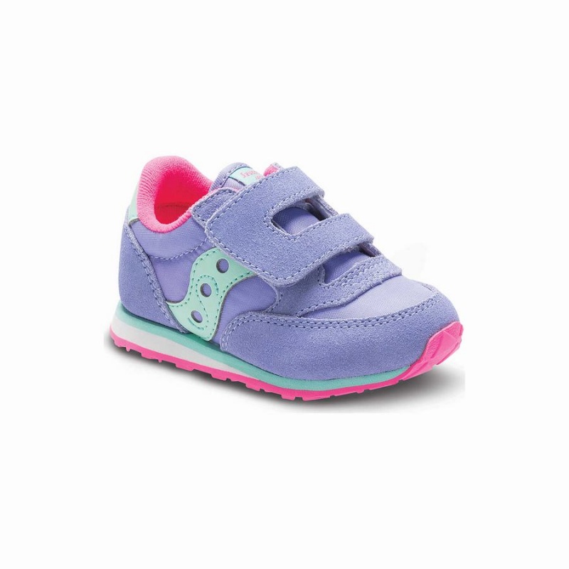 Sapatilhas Saucony Baby Jazz Hook & Loop Criança Roxo | Portugal S56980-Q57