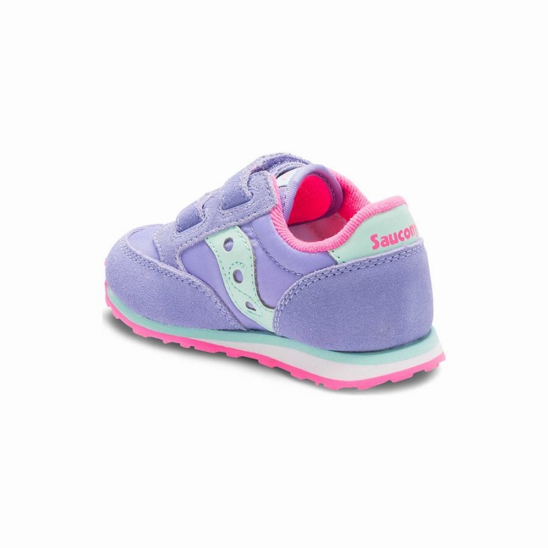 Sapatilhas Saucony Baby Jazz Hook & Loop Criança Roxo | Portugal S56980-Q57