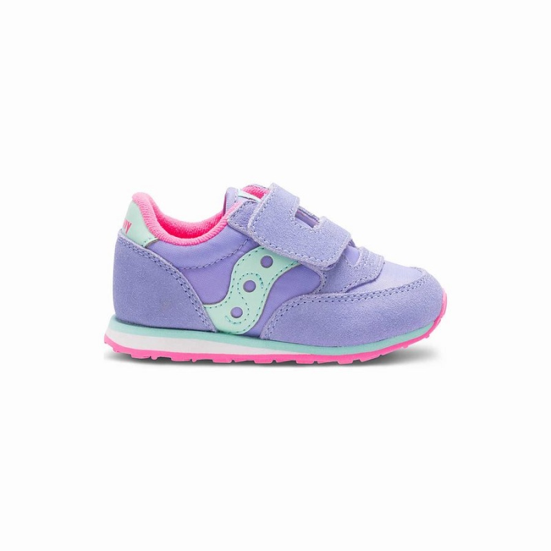 Sapatilhas Saucony Baby Jazz Hook & Loop Criança Roxo | Portugal S56980-Q57