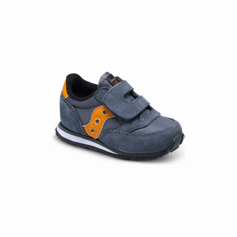 Sapatilhas Saucony Baby Jazz Hook & Loop Criança Cinzentas Laranja | Portugal S10934-R24