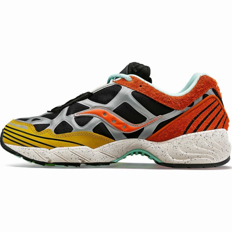 Sapatilhas Saucony Grid Web Trailian Feminino Marrom Mostarda | Portugal S07156-V90