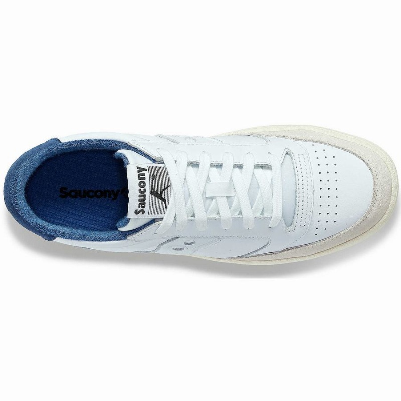 Sapatilhas Saucony Jazz Court Atléticos Feminino Branco Azuis | Portugal S65901-Z70