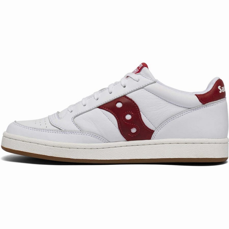 Sapatilhas Saucony Jazz Court Feminino Branco Vermelhas | Portugal S05482-K19