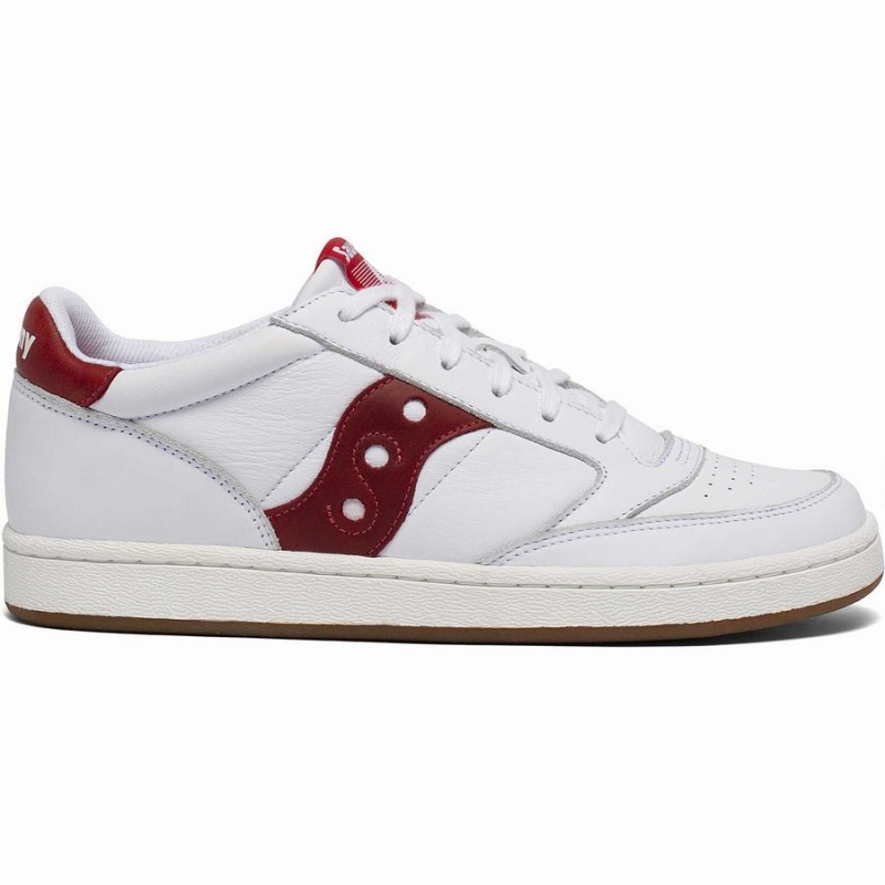 Sapatilhas Saucony Jazz Court Feminino Branco Vermelhas | Portugal S05482-K19