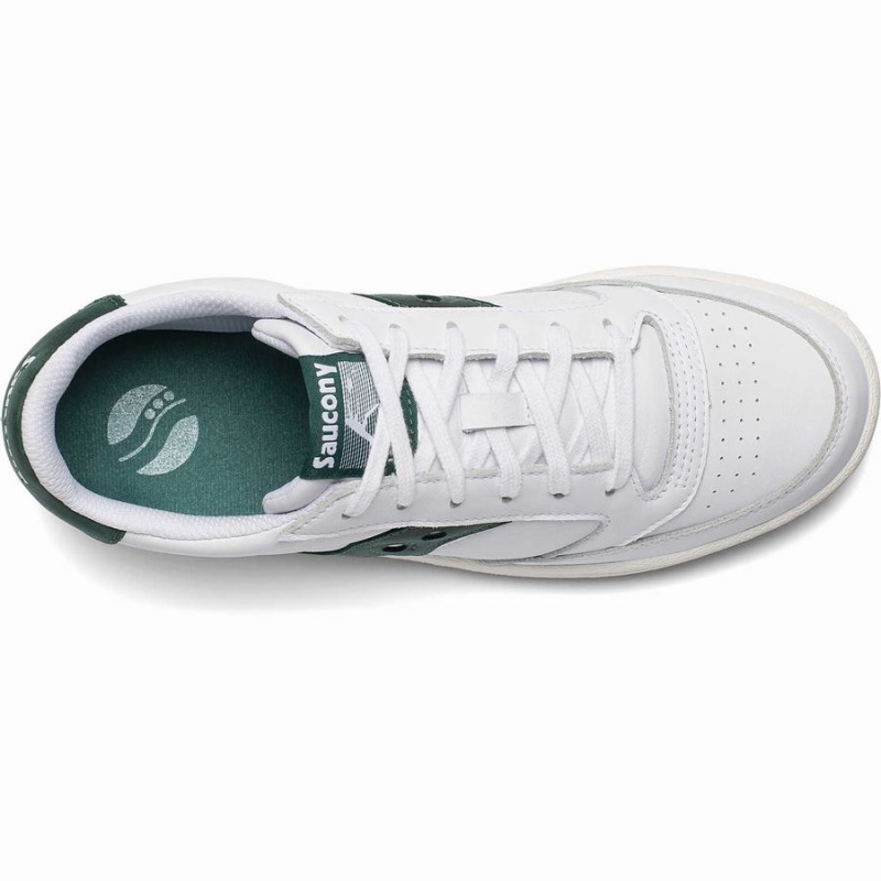 Sapatilhas Saucony Jazz Court Feminino Branco Verdes | Portugal S20641-W98