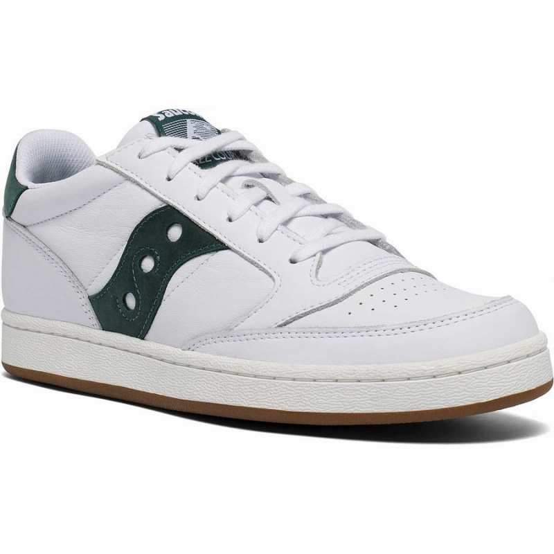 Sapatilhas Saucony Jazz Court Feminino Branco Verdes | Portugal S20641-W98