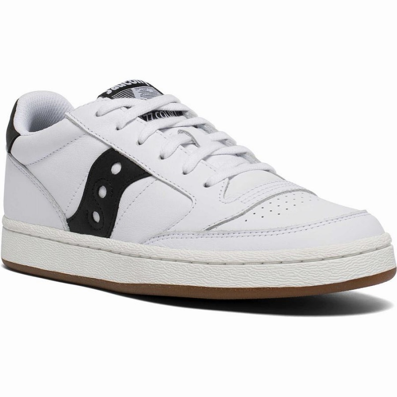 Sapatilhas Saucony Jazz Court Feminino Branco Pretas | Portugal S06452-E85