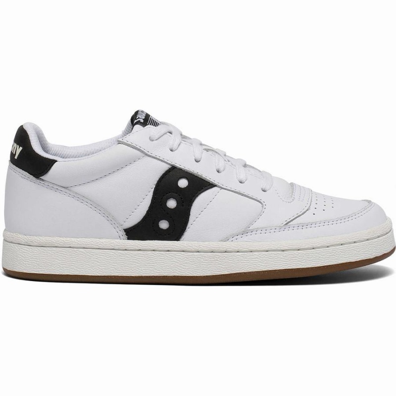 Sapatilhas Saucony Jazz Court Feminino Branco Pretas | Portugal S06452-E85