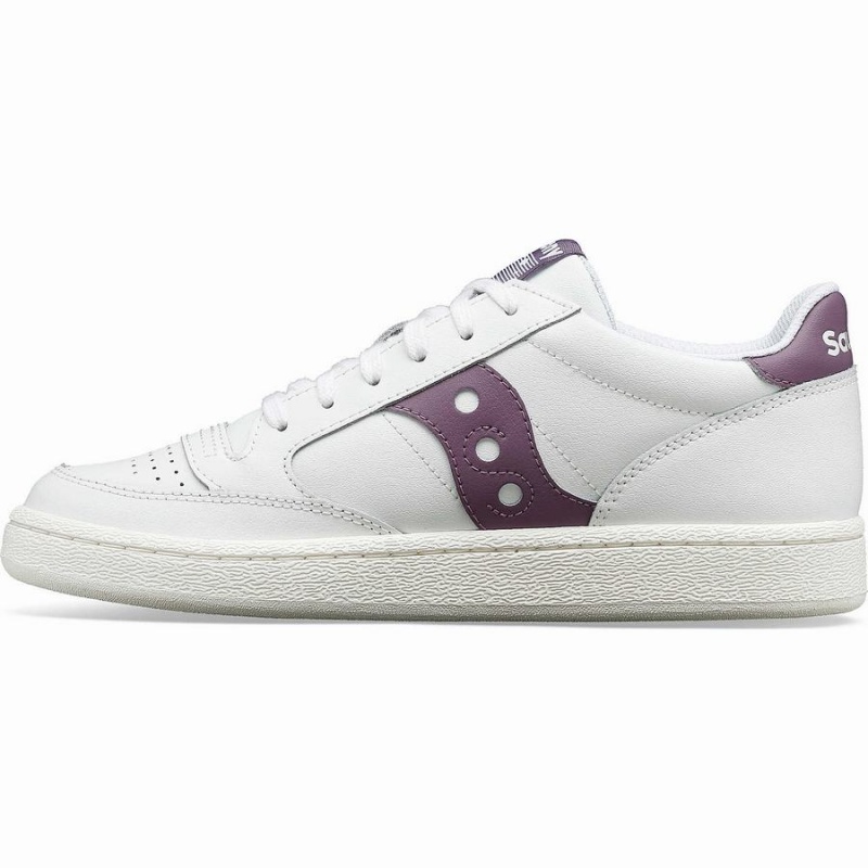 Sapatilhas Saucony Jazz Court PU Feminino Branco Roxo | Portugal S83260-T10