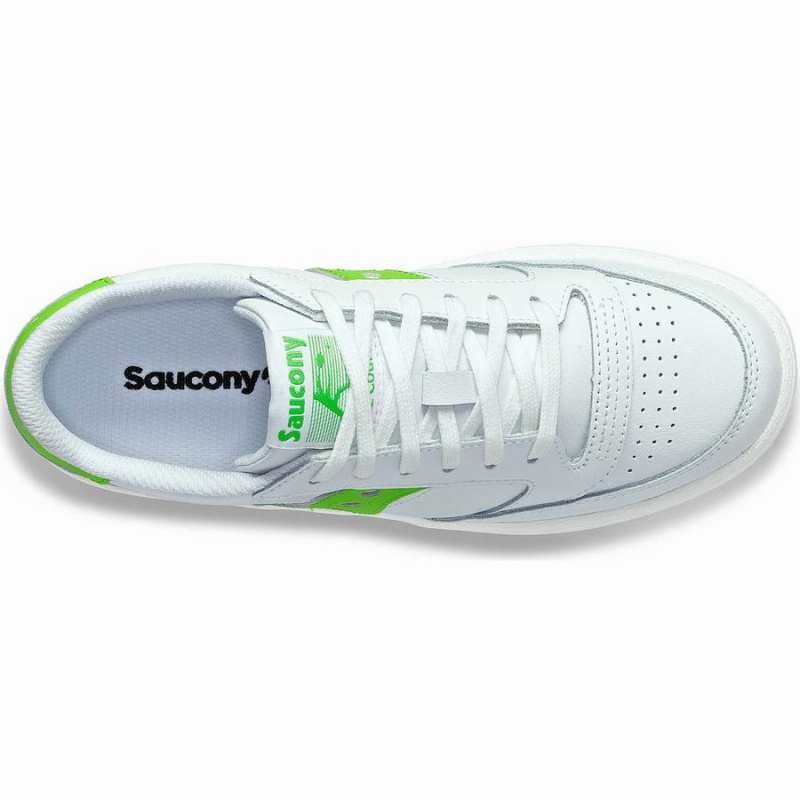 Sapatilhas Saucony Jazz Court PU Feminino Branco Verdes | Portugal S80172-U69