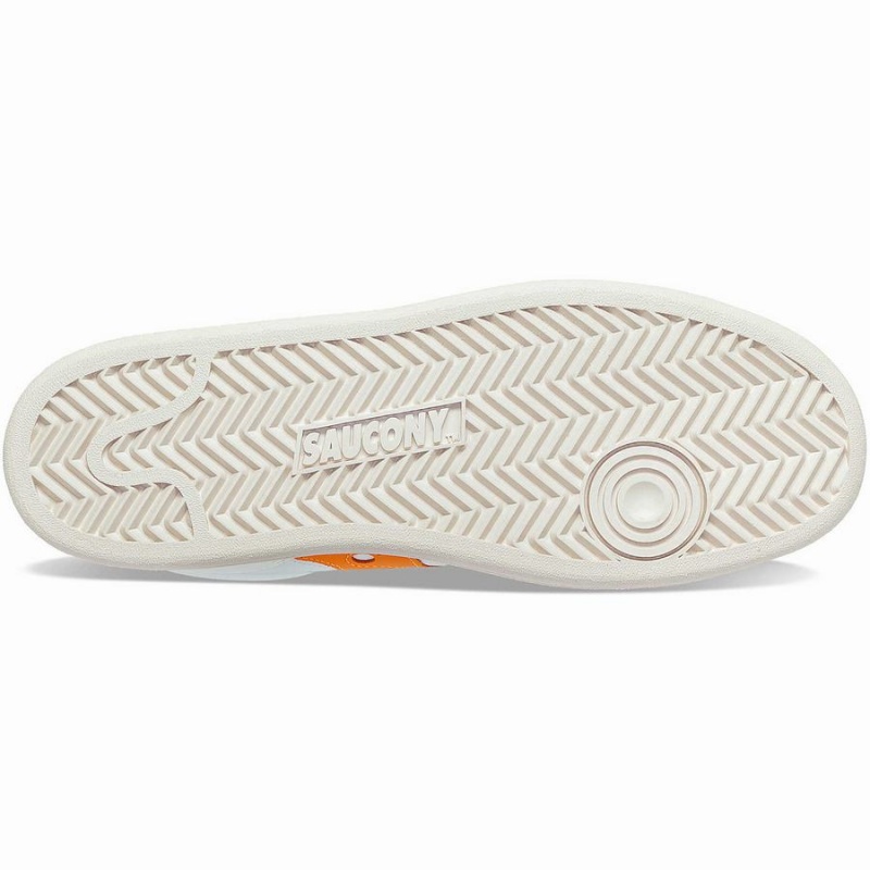 Sapatilhas Saucony Jazz Court Premium Feminino Branco Laranja | Portugal S91075-J75