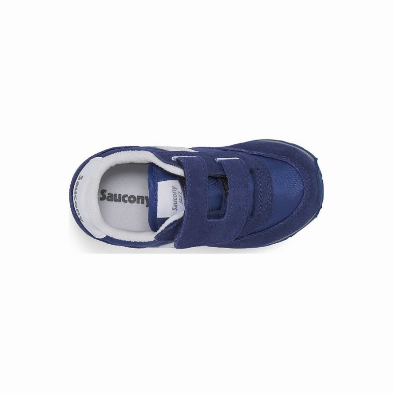 Sapatilhas Saucony Jazz Hook & Loop Criança Azul Marinho Branco | Portugal S05839-A61