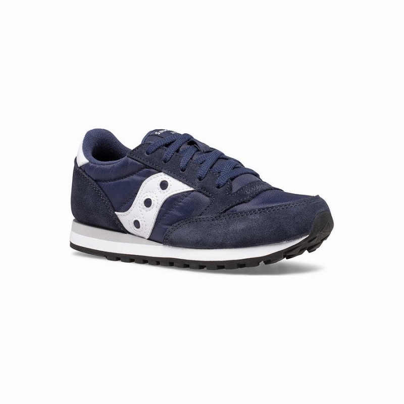 Sapatilhas Saucony Jazz Original Criança Azul Marinho Branco | Portugal S15867-H96