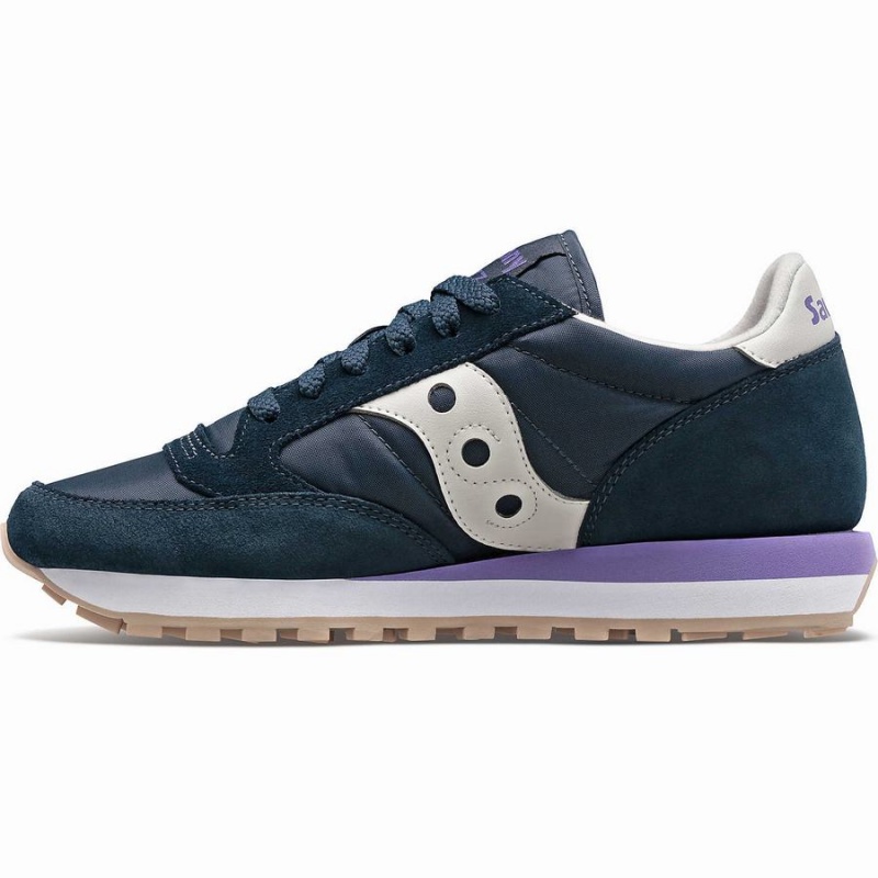 Sapatilhas Saucony Jazz Original Feminino Azul Marinho Roxo | Portugal S54983-B02