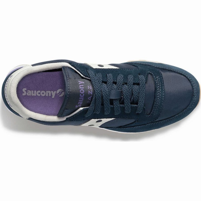 Sapatilhas Saucony Jazz Original Feminino Azul Marinho Roxo | Portugal S54983-B02