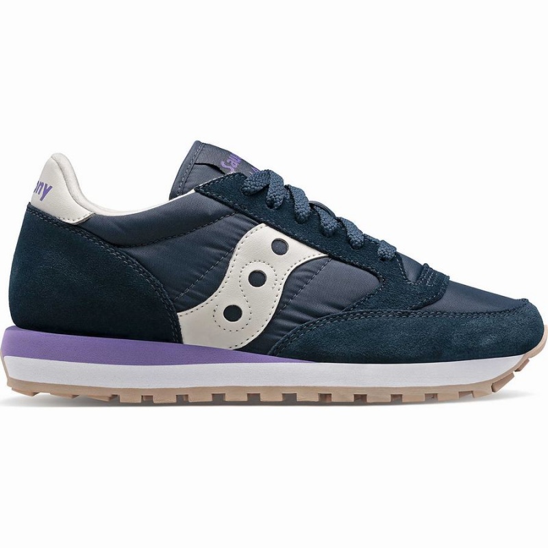 Sapatilhas Saucony Jazz Original Feminino Azul Marinho Roxo | Portugal S54983-B02