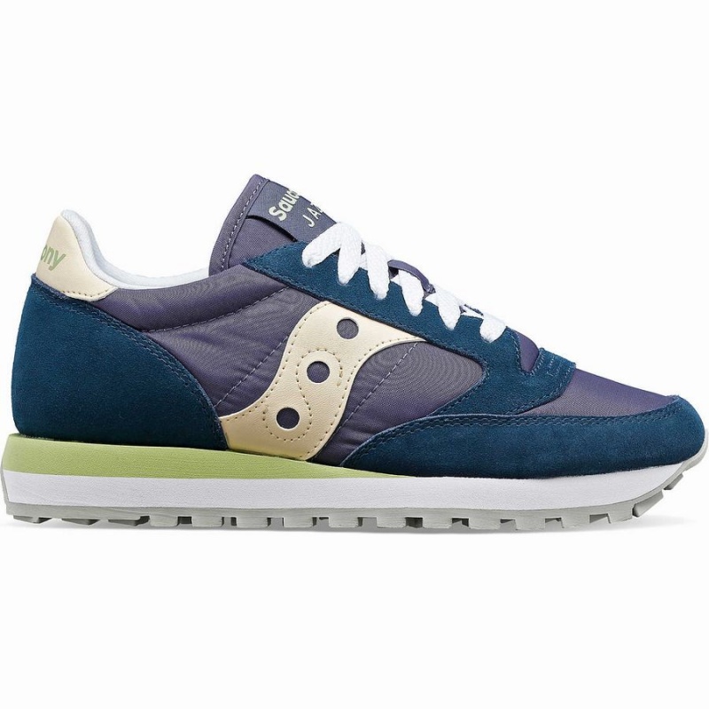 Sapatilhas Saucony Jazz Original Feminino Azul Marinho Creme | Portugal S56327-X57