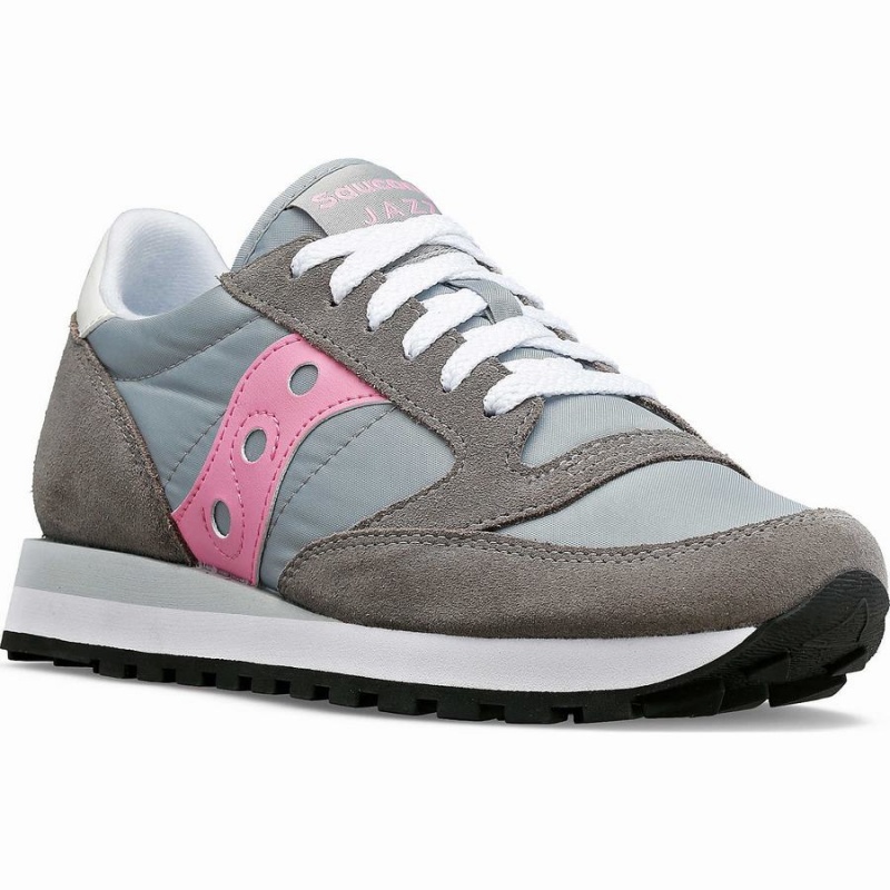 Sapatilhas Saucony Jazz Original Feminino Cinzentas Rosa | Portugal S50327-N38