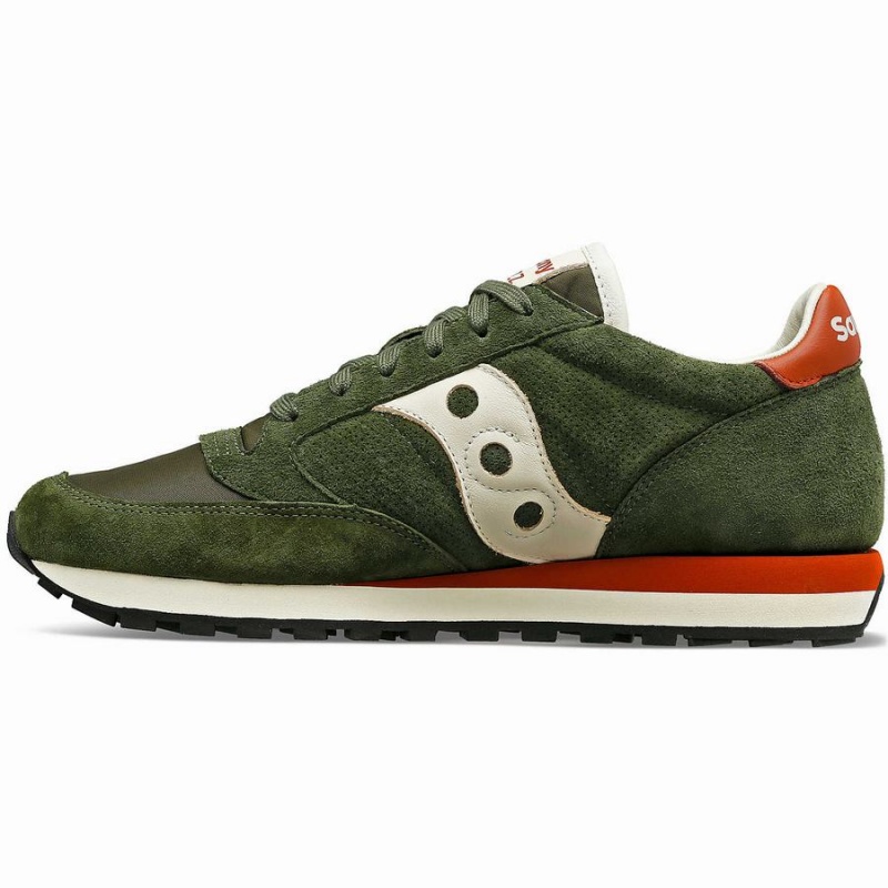 Sapatilhas Saucony Jazz Original Premium Feminino Verde Oliva | Portugal S62041-N87