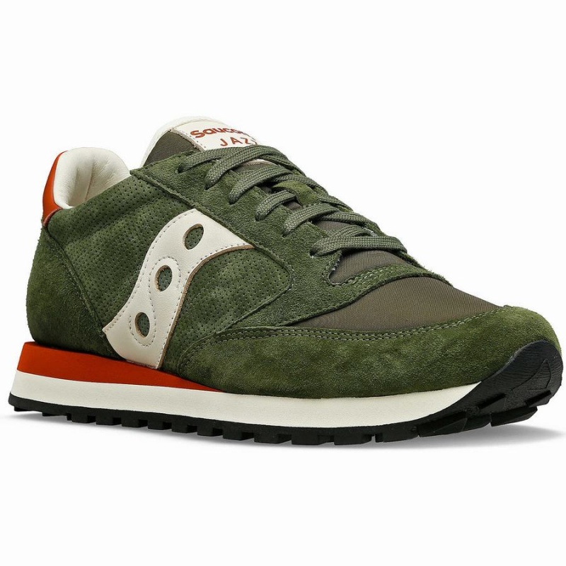 Sapatilhas Saucony Jazz Original Premium Feminino Verde Oliva | Portugal S62041-N87