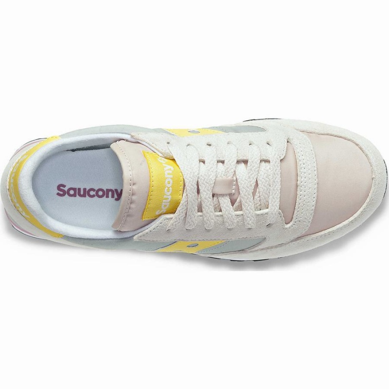 Sapatilhas Saucony Jazz Triple Feminino Cinzentas Amarelas | Portugal S69308-Y64