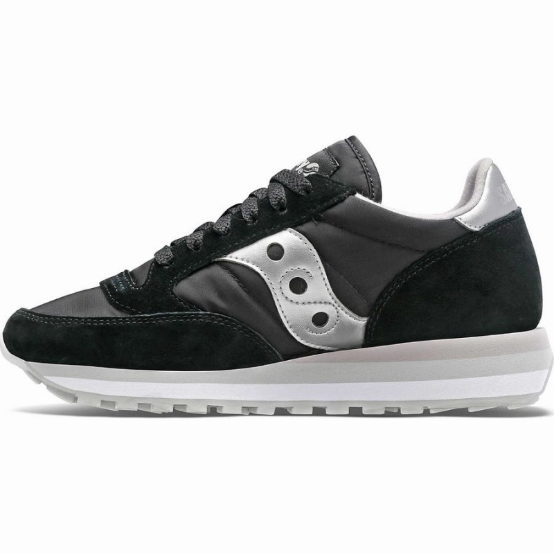 Sapatilhas Saucony Jazz Triple Feminino Pretas Prateadas | Portugal S07352-R65