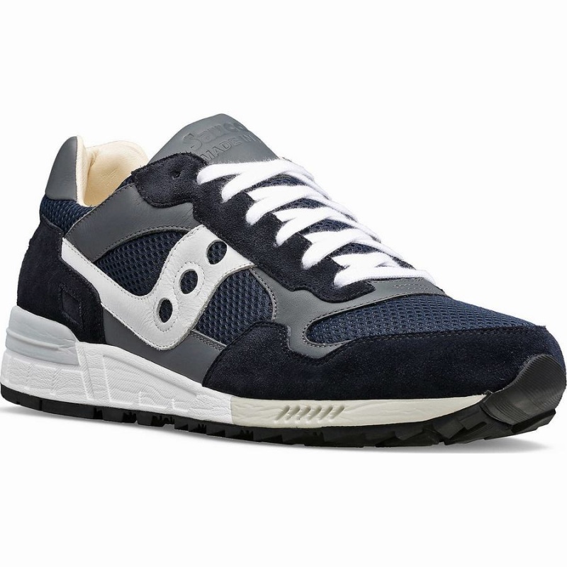 Sapatilhas Saucony Made In Italy Shadow 5000 Feminino Azul Marinho Branco | Portugal S40891-W92