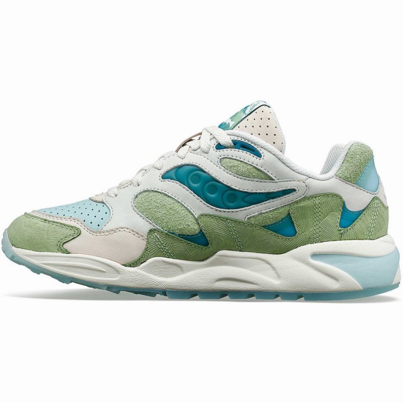 Sapatilhas Saucony Marsh Grid Shadow 2 Feminino Verdes Marrom | Portugal S50649-D60