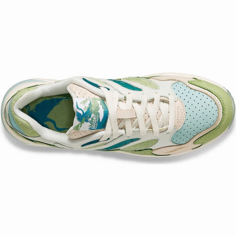 Sapatilhas Saucony Marsh Grid Shadow 2 Feminino Verdes Marrom | Portugal S50649-D60