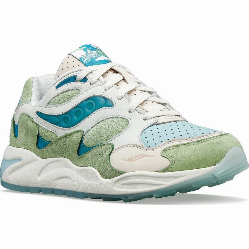 Sapatilhas Saucony Marsh Grid Shadow 2 Feminino Verdes Marrom | Portugal S50649-D60