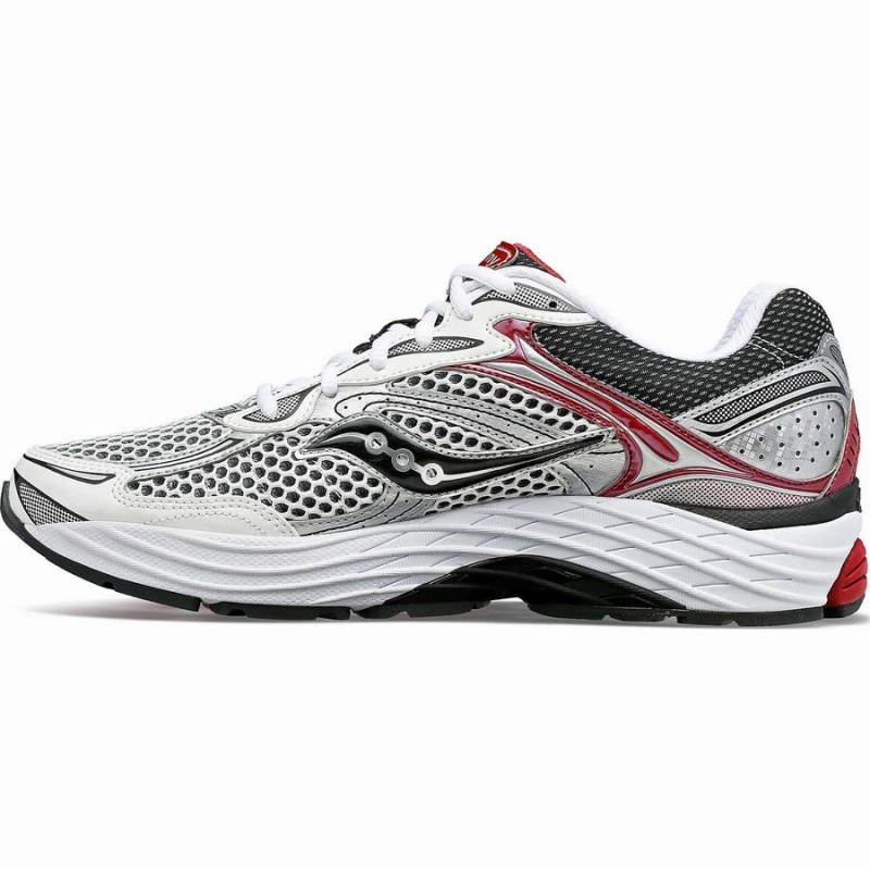 Sapatilhas Saucony OG ProGrid Omni 9 Feminino Branco Prateadas Vermelhas | Portugal S39740-R54