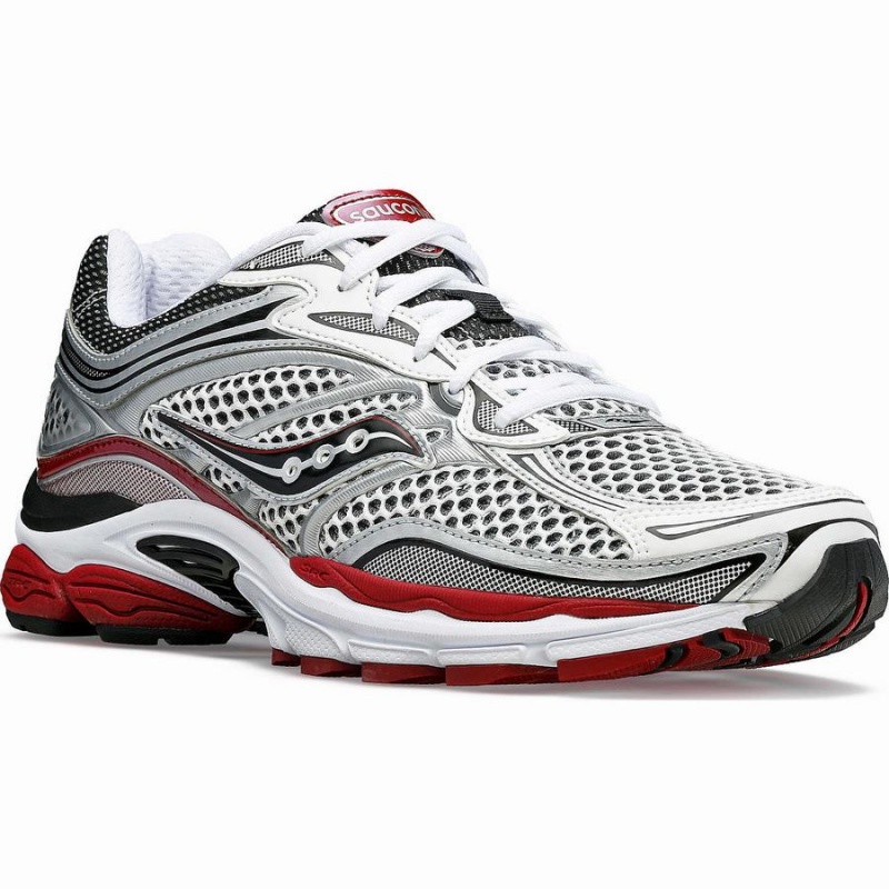 Sapatilhas Saucony OG ProGrid Omni 9 Feminino Branco Prateadas Vermelhas | Portugal S39740-R54