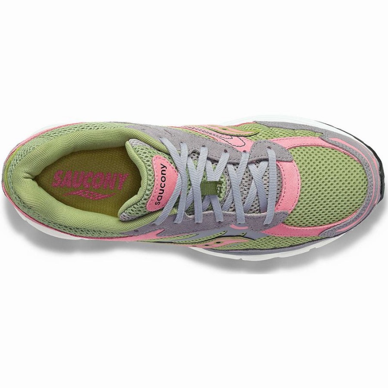 Sapatilhas Saucony ProGrid Omni 9 Premium Feminino Cinzentas Verdes | Portugal S18972-M87