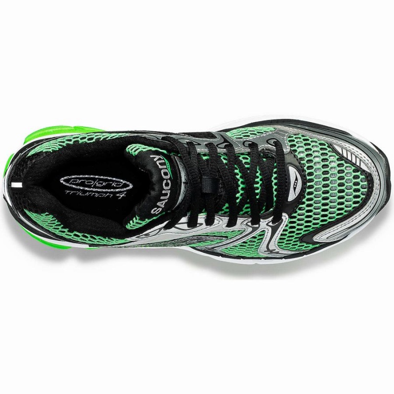 Sapatilhas Saucony ProGrid Triumph 4 Feminino Verdes Prateadas | Portugal S48961-R06