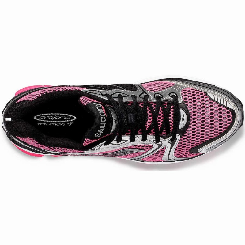 Sapatilhas Saucony ProGrid Triumph 4 Feminino Rosa Prateadas | Portugal S07948-P91