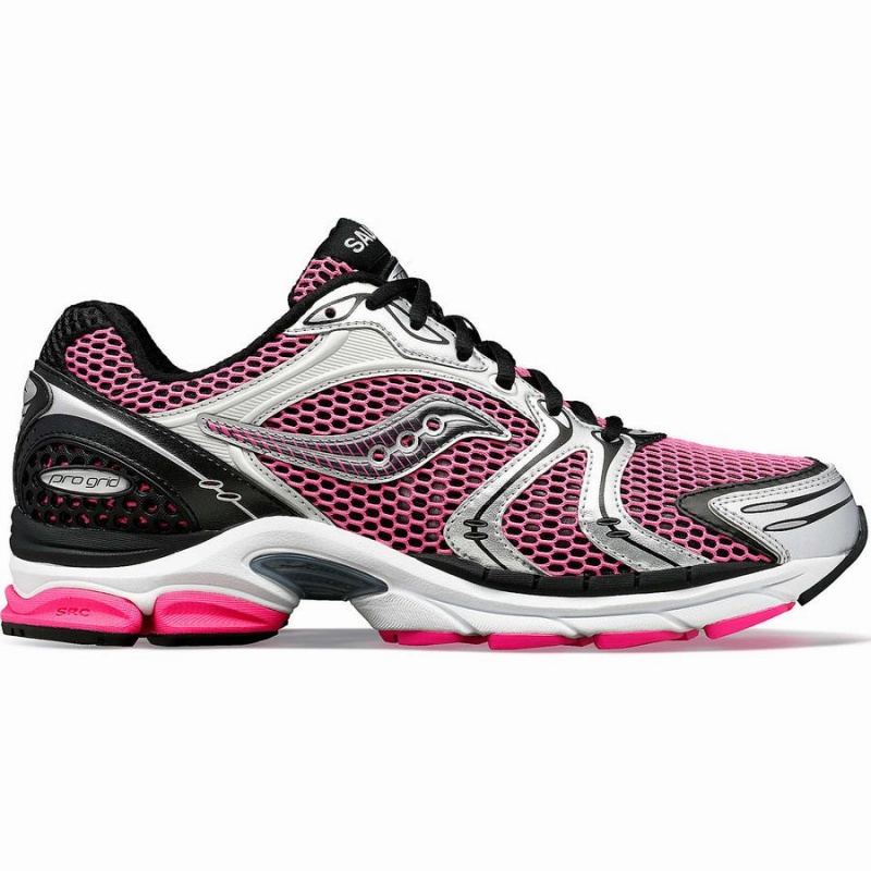 Sapatilhas Saucony ProGrid Triumph 4 Feminino Rosa Prateadas | Portugal S07948-P91