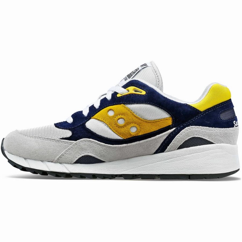 Sapatilhas Saucony Shadow 6000 Feminino Cinzentas Azuis Amarelas | Portugal S62980-Y05