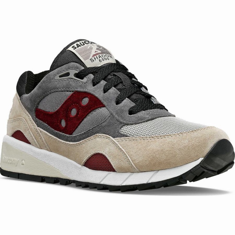 Sapatilhas Saucony Shadow 6000 Feminino Bege Cinzentas | Portugal S59263-P96